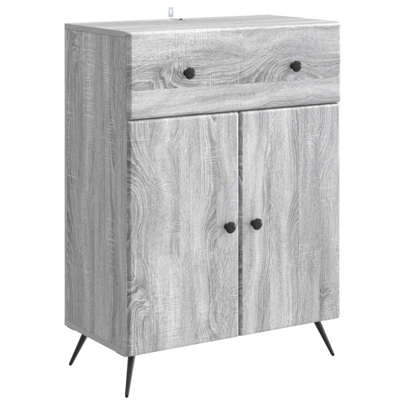 Bufet Szary Sonoma 66 x 34,5 x 90 cm Drewno inżynieryjne