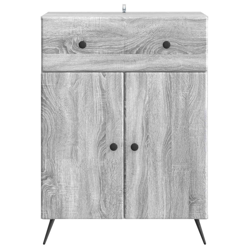 Bufet Szary Sonoma 66 x 34,5 x 90 cm Drewno inżynieryjne