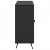 Bufet Czarny 89 x 34,5 x 80 cm Drewno inżynieryjne