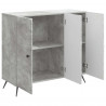 Bufet Betonowy szary 89 x 34,5 x 80 cm Drewno inżynieryjne