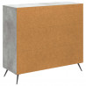 Bufet Betonowy szary 89 x 34,5 x 80 cm Drewno inżynieryjne