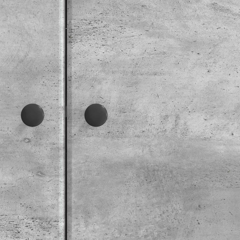 Bufet Betonowy szary 89 x 34,5 x 80 cm Drewno inżynieryjne