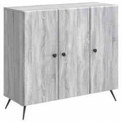 Bufet Szary Sonoma 89 x 34,5 x 80 cm Drewno inżynieryjne
