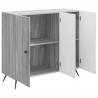 Bufet Szary Sonoma 89 x 34,5 x 80 cm Drewno inżynieryjne