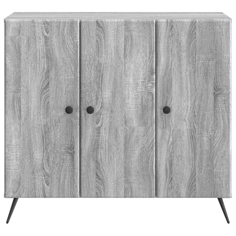 Bufet Szary Sonoma 89 x 34,5 x 80 cm Drewno inżynieryjne