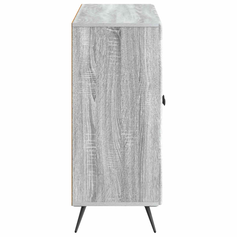 Bufet Szary Sonoma 89 x 34,5 x 80 cm Drewno inżynieryjne