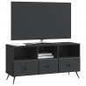 Szafka pod telewizor z szufladą Czarny 102 x 34,5 x 50 cm
