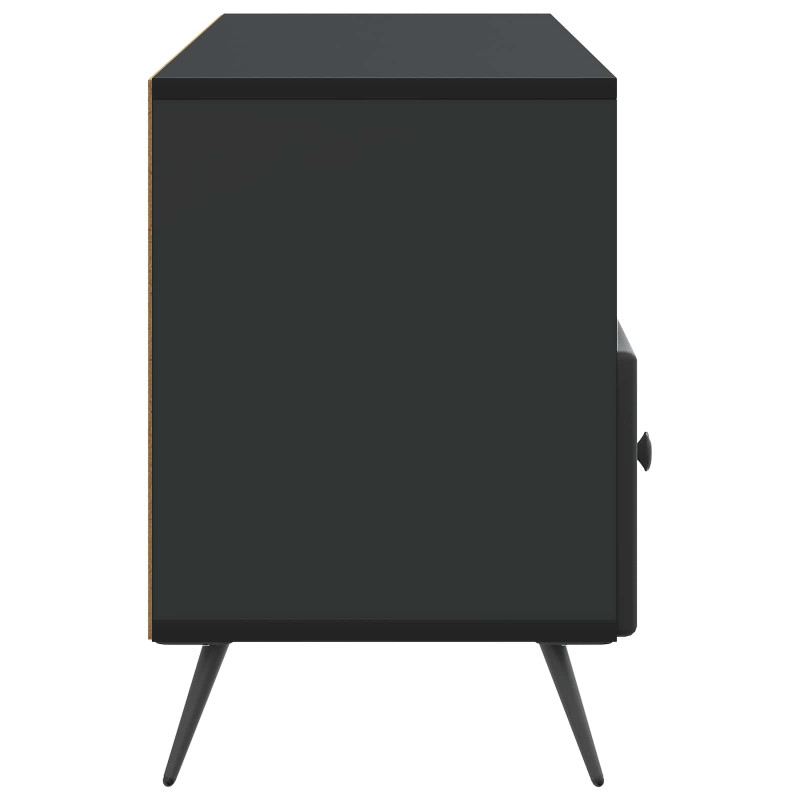 Szafka pod telewizor z szufladą Czarny 102 x 34,5 x 50 cm