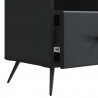 Szafka pod telewizor z szufladą Czarny 102 x 34,5 x 50 cm