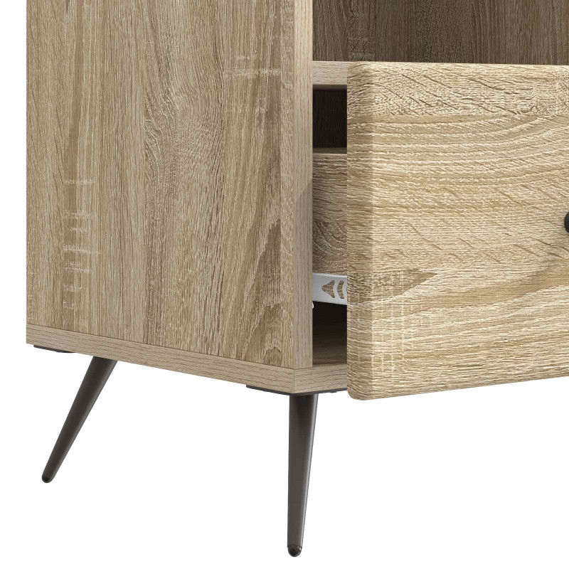 Szafka pod telewizor z szufladą dąb Sonoma 102 x 34,5 x 50 cm