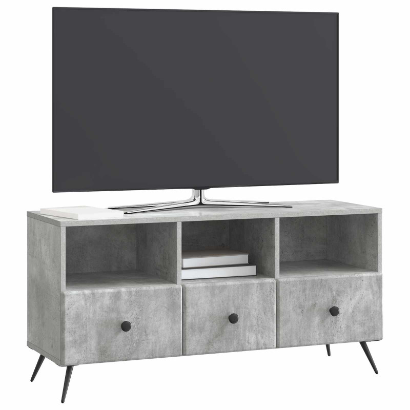 Szafka pod telewizor Betonowy szary 102 x 34,5 x 50 cm