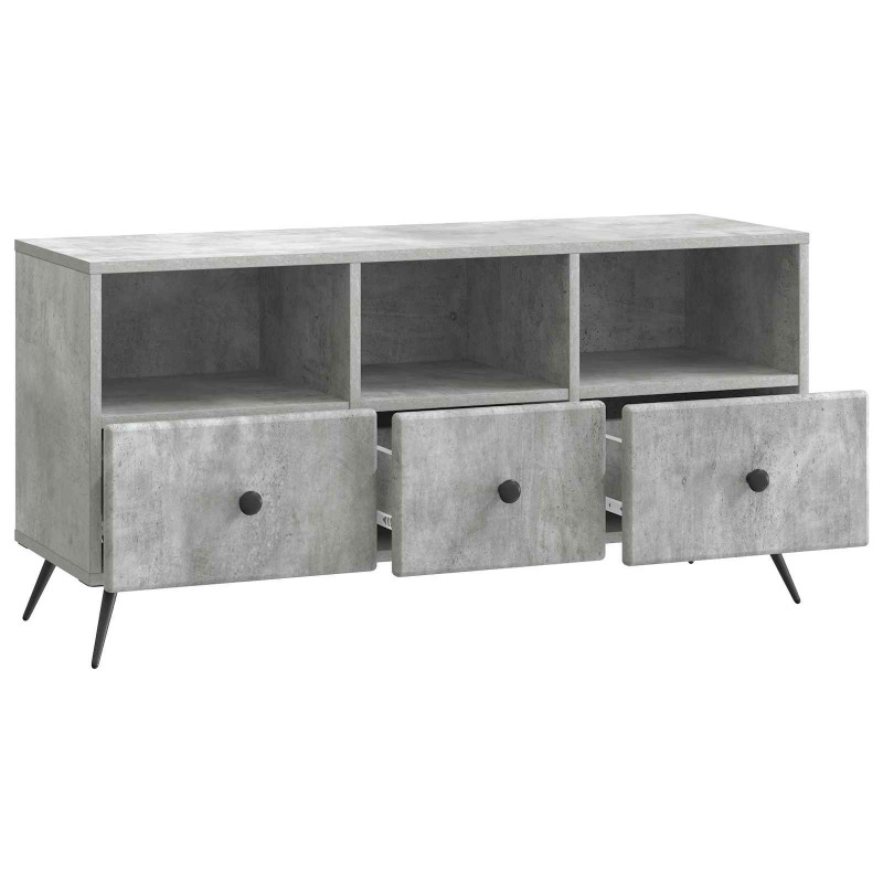 Szafka pod telewizor Betonowy szary 102 x 34,5 x 50 cm