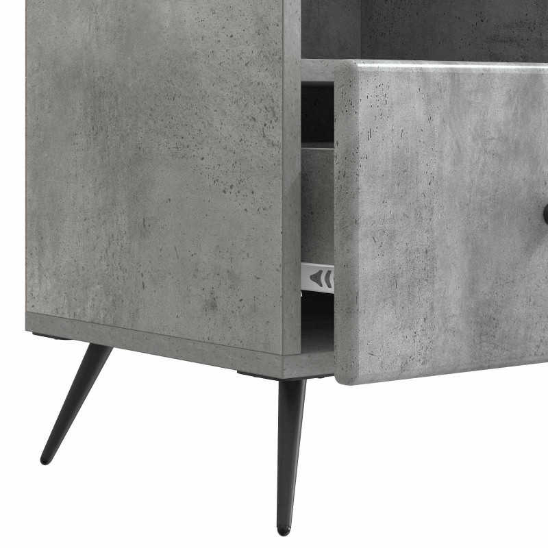 Szafka pod telewizor Betonowy szary 102 x 34,5 x 50 cm