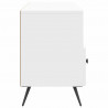 Szafka pod telewizor Biały wysoki połysk 102 x 34,5 x 50 cm