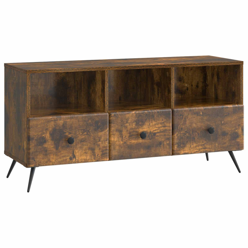Szafka pod telewizor z szufladą Dąb wędzony 102 x 34,5 x 50 cm