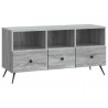 Szafka pod telewizor z szufladą Szary Sonoma 102 x 34,5 x 50 cm