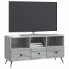 Szafka pod telewizor z szufladą Szary Sonoma 102 x 34,5 x 50 cm