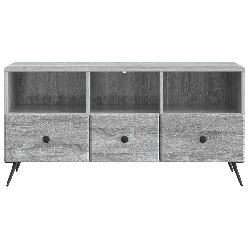 Szafka pod telewizor z szufladą Szary Sonoma 102 x 34,5 x 50 cm