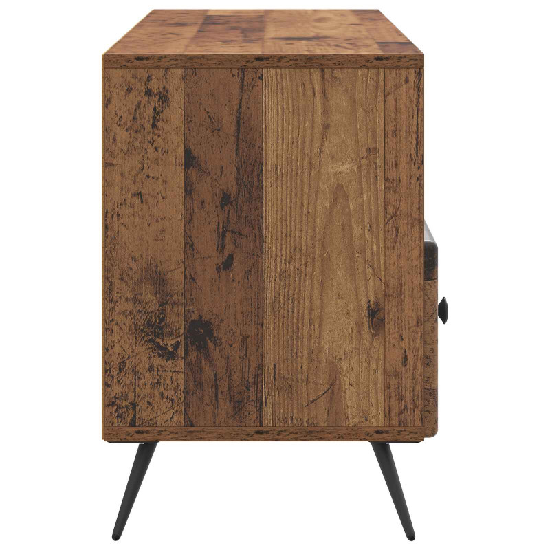 Szafka pod telewizor z szufladą Stare drewno 102 x 34,5 x 50 cm