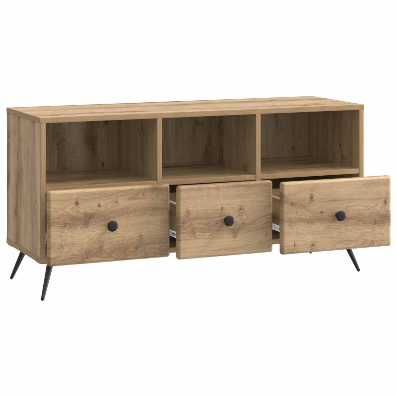 Szafka pod telewizor z szufladą Dąb artisan 102 x 34,5 x 50 cm