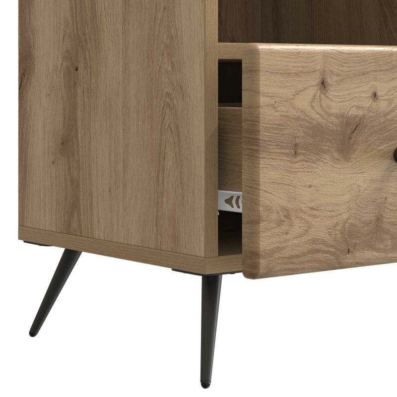 Szafka pod telewizor z szufladą Dąb artisan 102 x 34,5 x 50 cm