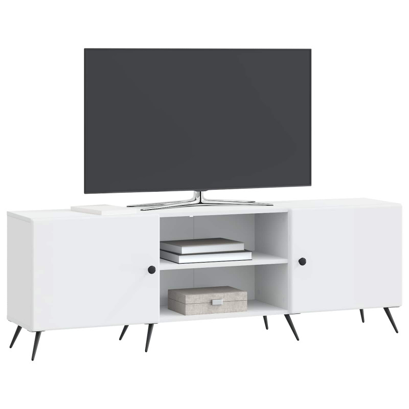 Szafka pod telewizor Biały 150 x 31 x 50 cm Drewno inżynieryjne