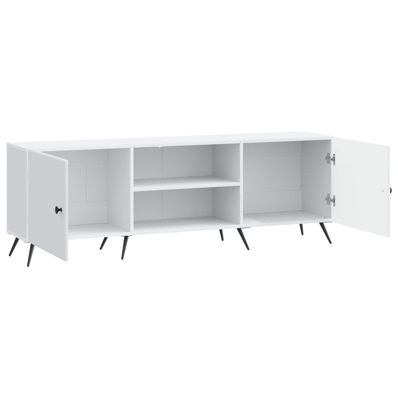 Szafka pod telewizor Biały 150 x 31 x 50 cm Drewno inżynieryjne