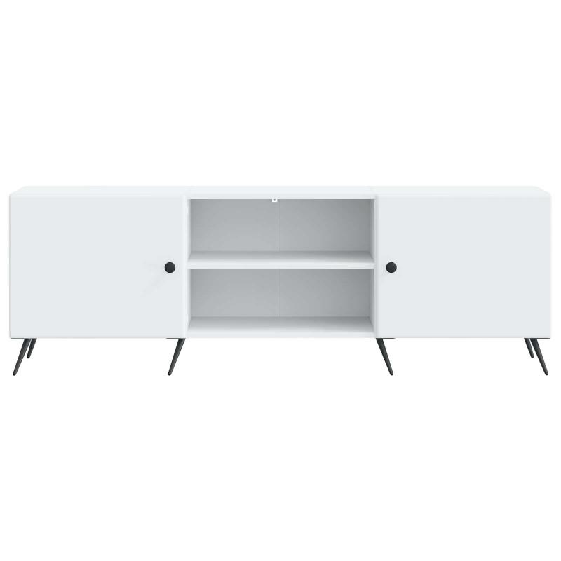Szafka pod telewizor Biały 150 x 31 x 50 cm Drewno inżynieryjne