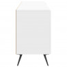 Szafka pod telewizor Biały wysoki połysk 150 x 31 x 50 cm