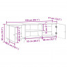 Szafka pod telewizor Stare drewno 150 x 31 x 50 cm