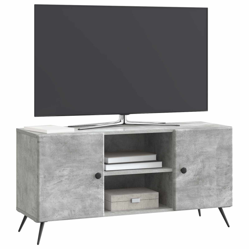 Szafka pod telewizor Betonowy szary 102 x 34,5 x 50 cm