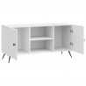 Szafka pod telewizor Biały wysoki połysk 102 x 34,5 x 50 cm