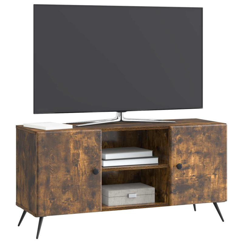 Szafka pod telewizor Dąb wędzony 102 x 34,5 x 50 cm