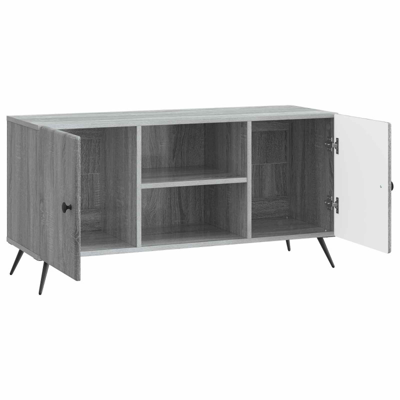 Szafka pod telewizor Szary Sonoma 102 x 34,5 x 50 cm