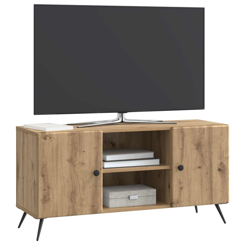 Szafka pod telewizor Dąb artisan 102 x 34,5 x 50 cm