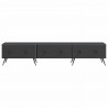 Szafka pod telewizor z szufladą Czarny 147 x 34,5 x 30 cm