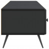 Szafka pod telewizor z szufladą Czarny 147 x 34,5 x 30 cm