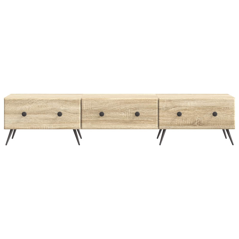 Szafka pod telewizor z szufladą dąb Sonoma 147 x 34,5 x 30 cm