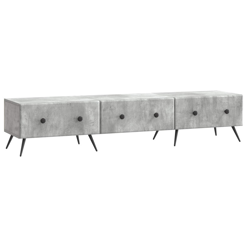 Szafka pod telewizor Betonowy szary 147 x 34,5 x 30 cm