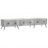 Szafka pod telewizor Betonowy szary 147 x 34,5 x 30 cm
