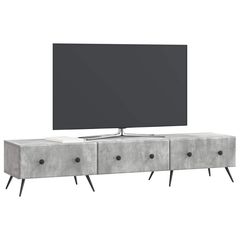 Szafka pod telewizor Betonowy szary 147 x 34,5 x 30 cm