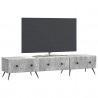 Szafka pod telewizor Betonowy szary 147 x 34,5 x 30 cm