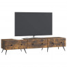 Szafka pod telewizor z szufladą Dąb wędzony 147 x 34,5 x 30 cm