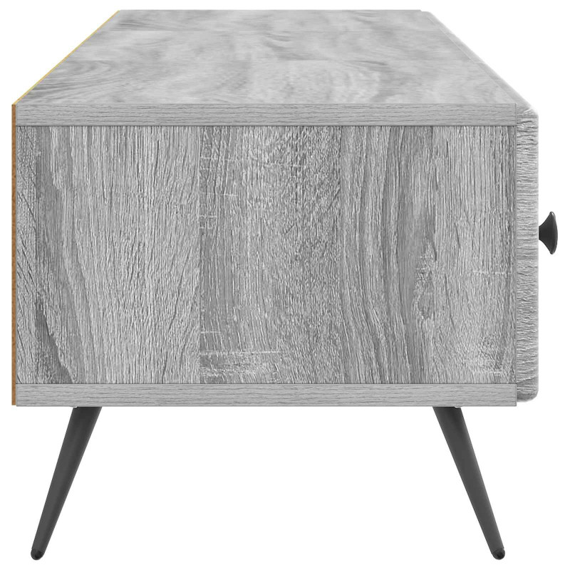 Szafka pod telewizor z szufladą Szary Sonoma 147 x 34,5 x 30 cm