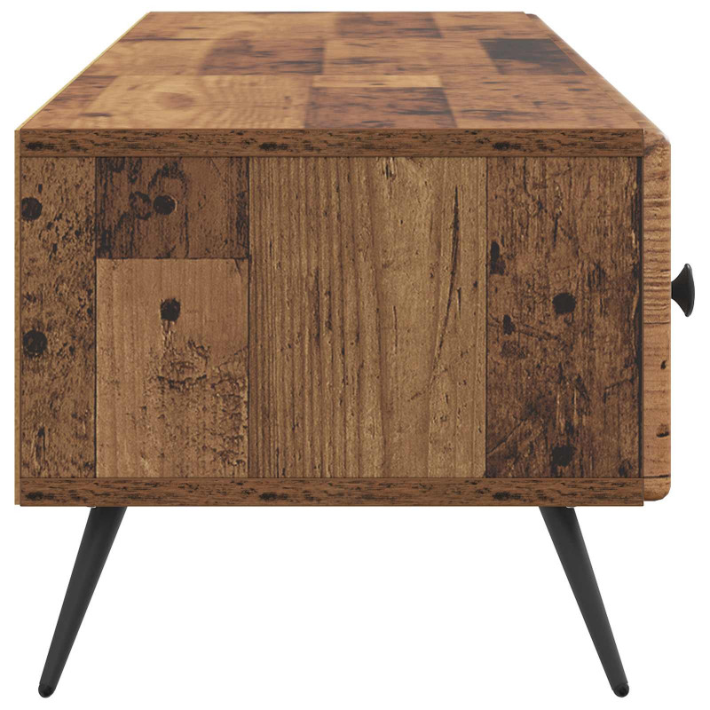 Szafka pod telewizor z szufladą Stare drewno 147 x 34,5 x 30 cm