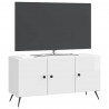 Szafka pod telewizor Biały wysoki połysk 99 x 34,5 x 50 cm