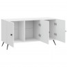 Szafka pod telewizor Biały wysoki połysk 99 x 34,5 x 50 cm