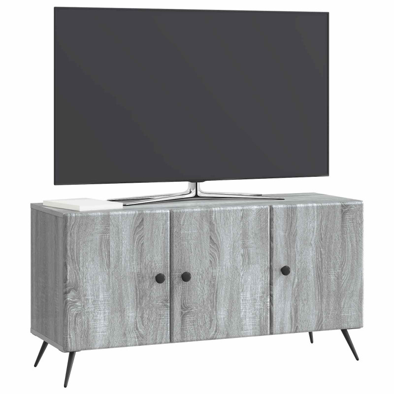 Szafka pod telewizor Szary Sonoma 99 x 34,5 x 50 cm