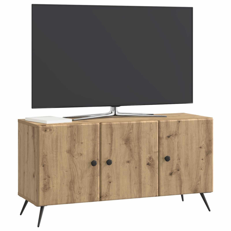 Szafka pod telewizor Dąb artisan 99 x 34,5 x 50 cm