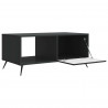 Stolik kawowy Czarny 90 x 50 x 40 cm Drewno inżynieryjne